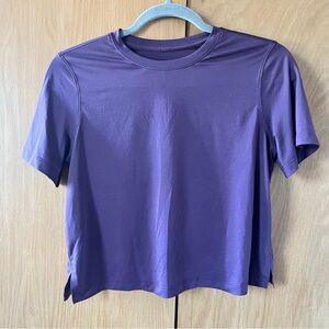 Lululemon Ultralight Waist-Length T-Shirt in Grape Thistle